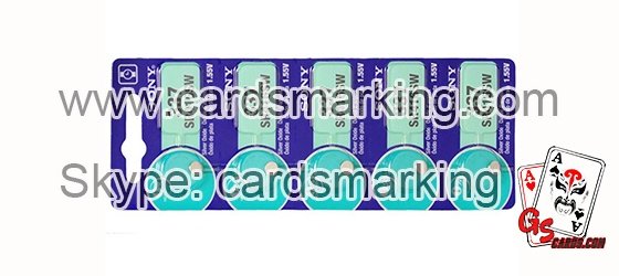 337 Mini Electronic Marked Cards Earpiece Battery