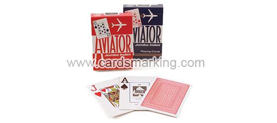 Good Quality Red Aviator Bar Code Marked Cards