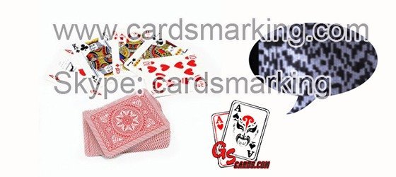 Baccarat Scanning Unsichtbare Tinte Barcode Modiano markierte Karten