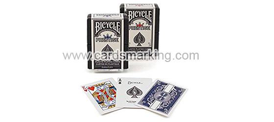 Bicycle Plastic Blue Prestige Barcode Marked Playing Decks