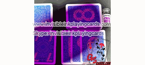 Blue Light Fluoroscopy Marked Poker Cards