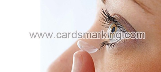 Infrarot Kontaktlinsen Poker für braune Augen