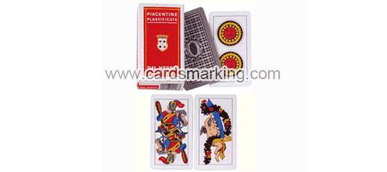 Dal Negro Piacentine Markierte Spielkarten