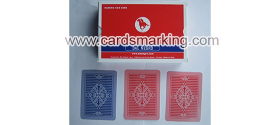 Dal Negro San Siro Markierte Spielkarten