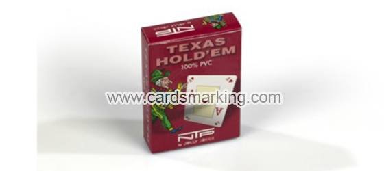 Dal Negro Texas Holdem Green NTP cartas de juego marcadas