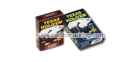 Dal Negro Texas Holdem cartas de juego marcadas