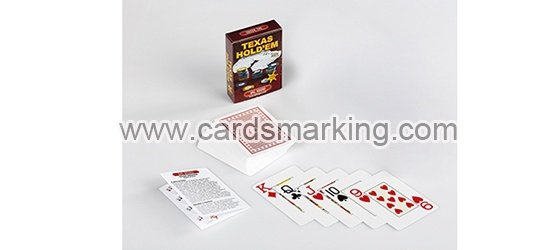 Dal Negro Texas Holdem cartas de juego marcadas