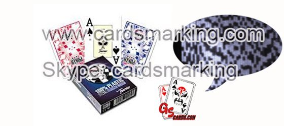 Invisible Laser Secret Marked Barcode Decks For Poker Analyzer System