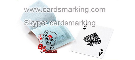 Unsichtbare Tinte Induktive Markierte Pokerkarten