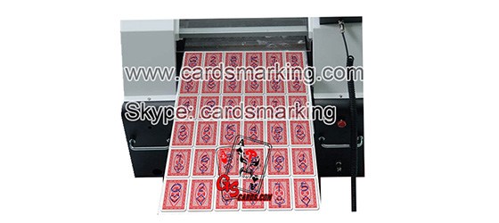 Invisible tinta marcada tarjetas de juego impresora para la venta