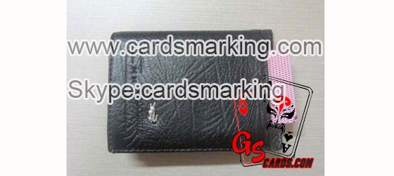 Leather Wallet Cards Exchanger Poker Device