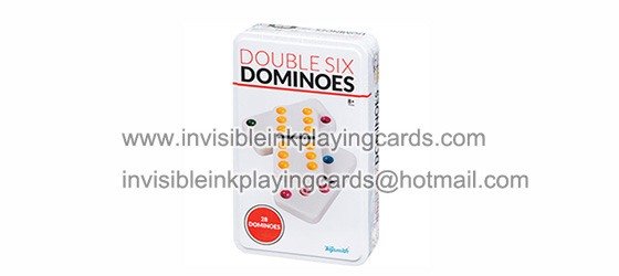 Lentes de contato para marcadas Ivory Dominoes