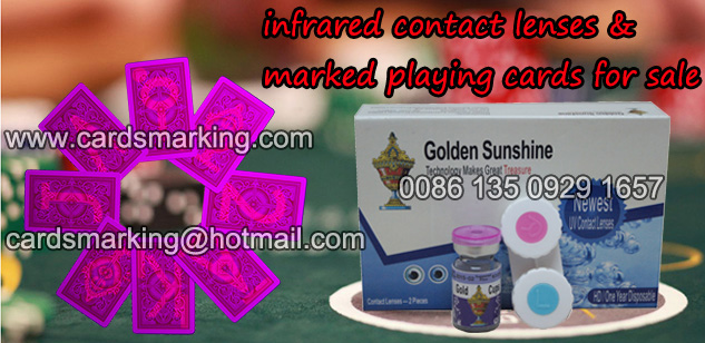 marked cards contact lenses
