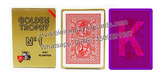 Modiano Golden Trophy Luminous Marked Cards