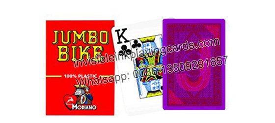 Modiano Jumbo Bike cartas de juego marcadas