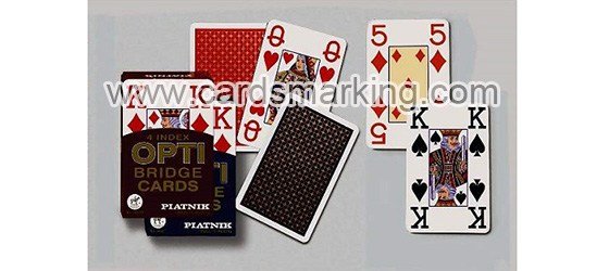 Piatnik OPTI Bridge Size 4 index cartas de juego marcadas