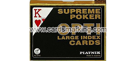 Leuchtende Markierung Piatnik Poker Karten