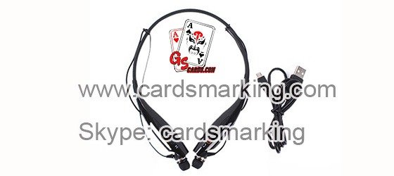 Spielkarten-Scanner-Halsketten-Kopfhörer-Signal-Empfänger für Verkauf