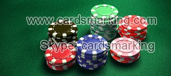 Camera de digitalizacao de chip de poker para cartoes marcados de suco