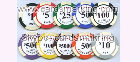 Camara de escaneo de chip de poquer para jugo de tarjetas marcadas
