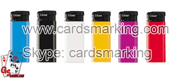 Marcado tinta invisible tarjetas de poquer camara de escaneo encendedor