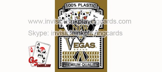 Vegas markierte leuchtende Plastik spielkarten