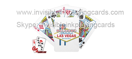 Vegas markierte leuchtende Plastik spielkarten